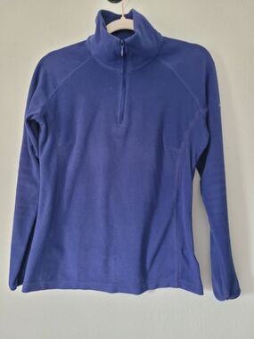 Women's Royal Blue Quarter-Zip Fleece Pullover - Columbia - Medium